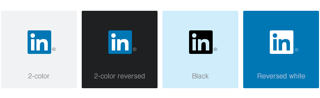 LinkedIn in box variations